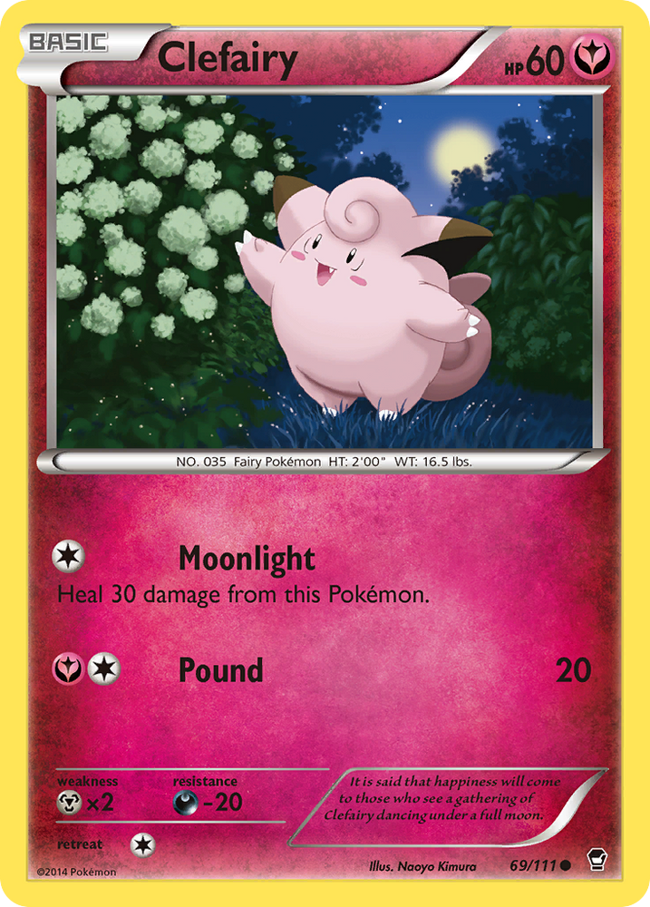 Clefairy (69/111) [XY: Furious Fists] 