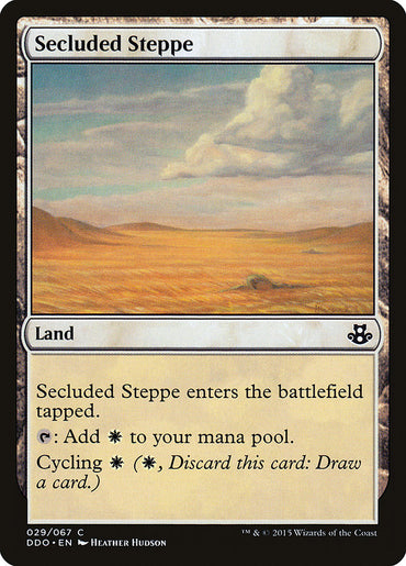 Secluded Steppe [Duel Decks: Elspeth vs. Kiora] 