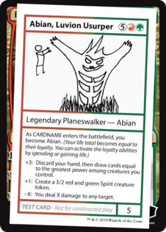 Abian, Luvion Usurper (2021 Edition) [Mystery Booster Playtest Cards] 