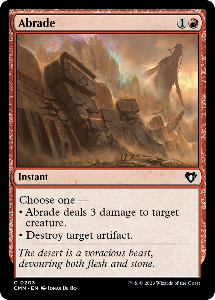 Abrade [Commander Masters] 