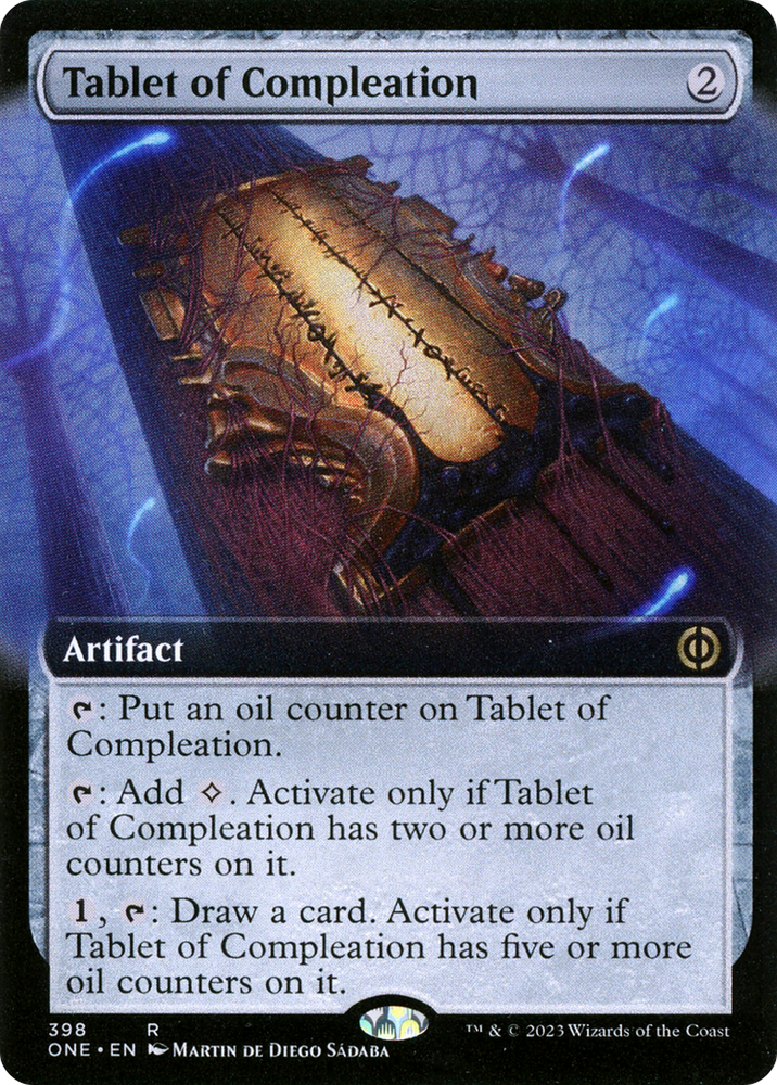 Tablet of Compleation (Extended Art) [Phyrexia: All Will Be One] 