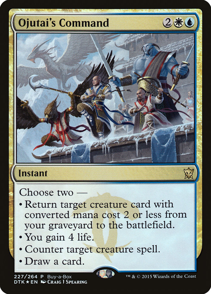 Ojutai's Command (Buy-A-Box) [Dragons of Tarkir Promos] 