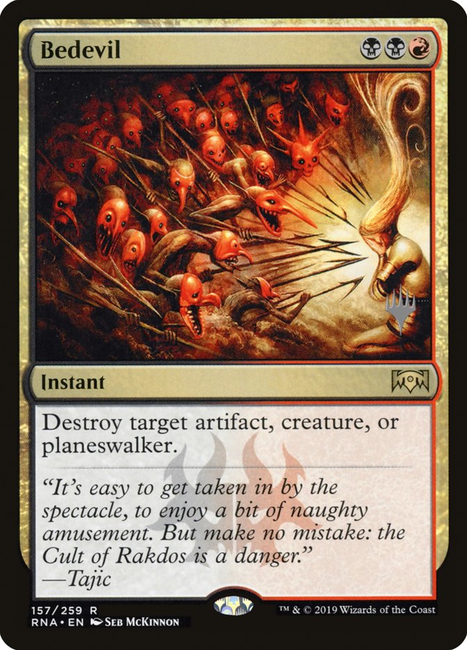 Bedevil (Promo Pack) [Ravnica Allegiance Promos] 