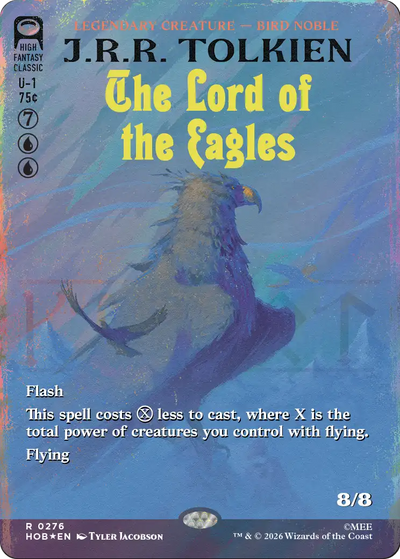 The Lord of the Eagles (Borderless) (Surge Foil) [The Hobbit]