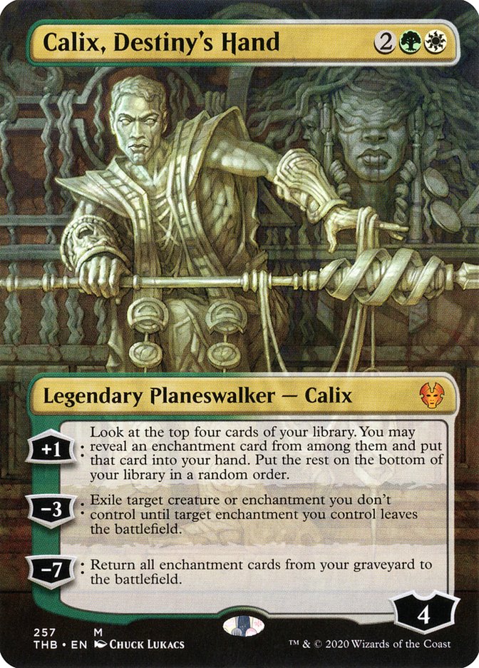 Calix, Destiny's Hand (Borderless) [Theros Beyond Death] 