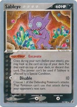 Sableye (10/100) (Intimidation - Tristan Robinson) [World Championships 2008]