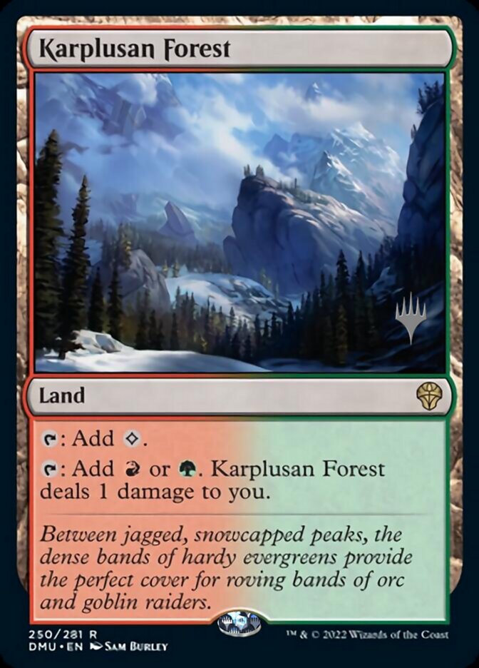 Karplusan Forest (Promo Pack) [Dominaria United Promos] 