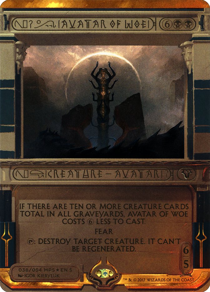 Avatar of Woe (Summon) [Amonkhet Summons] 