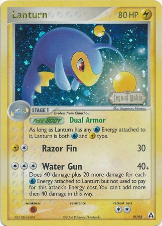 Lanturn (19/92) (Stamped) [EX: Legend Maker] 