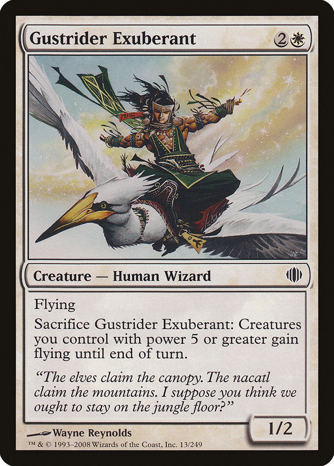 Gustrider Exuberant [Shards of Alara] 