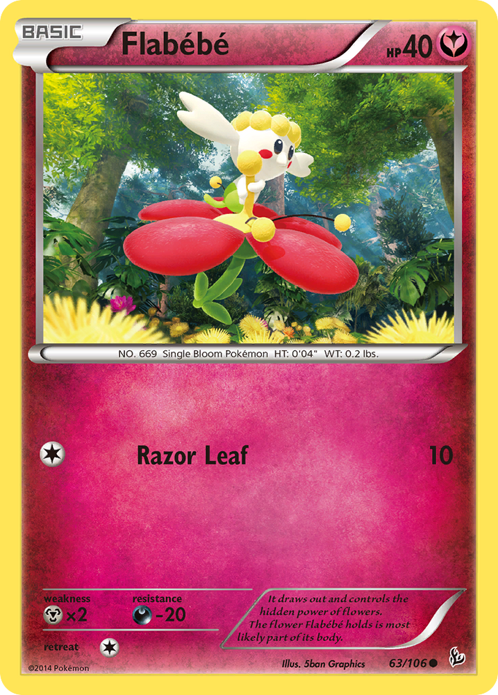 Flabebe (63/106) [XY: Flashfire] 