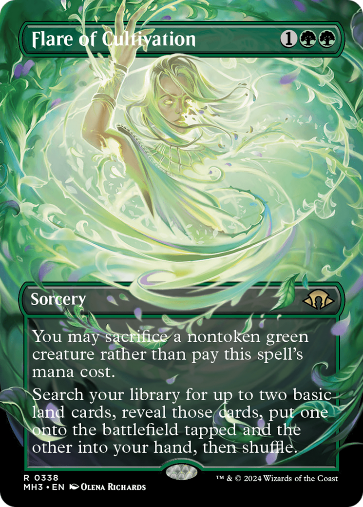 Flare of Cultivation (Borderless) [Modern Horizons 3] 