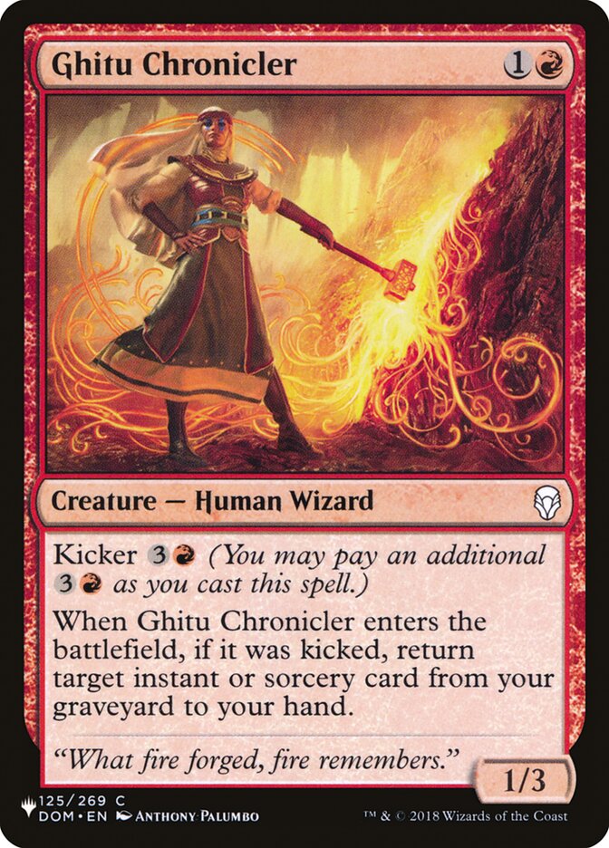 Ghitu Chronicler [The List] 