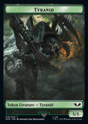 Tyranid (017) // Tyranid (018) Double-Sided Token (Surge Foil) [Warhammer 40,000 Tokens] 