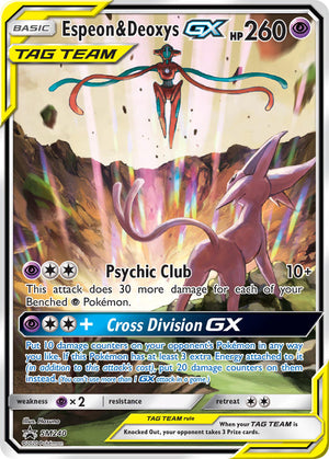 Espeon &amp; Deoxys GX (SM240) [Sun &amp; Moon: Black Star Promos]