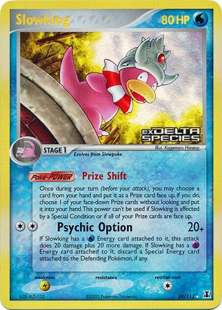 Slowking (28/113) (Stamped) [EX: Delta Species] 