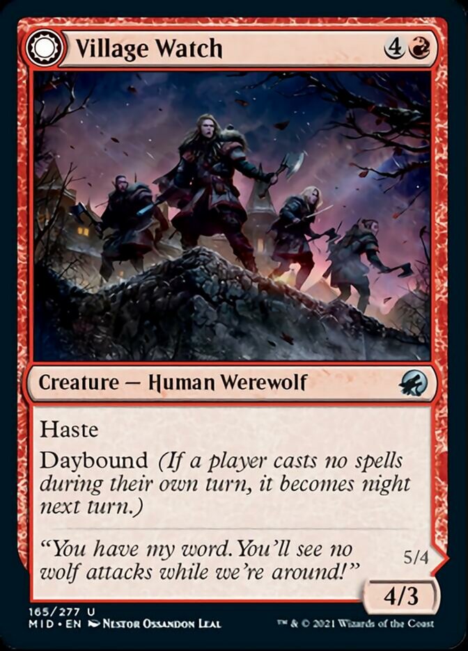 Village Watch // Village Reavers [Innistrad: Midnight Hunt] 