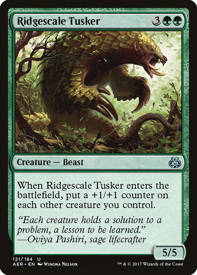 Ridgescale Tusker [Aether Revolt] 