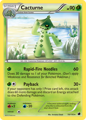 Cacturne (10/116) [Black &amp; White: Plasma Freeze] 