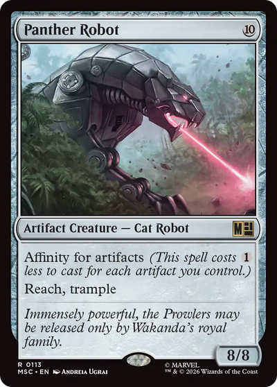 Panther Robot (Surge Foil) [Marvel Super Heroes Commander]