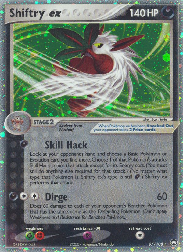 Shiftry ex (97/108) [EX: Power Keepers]