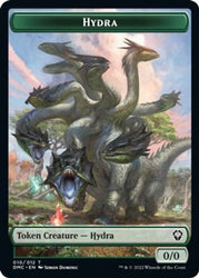 Snake // Hydra Double-Sided Token [Dominaria United Commander Tokens] 