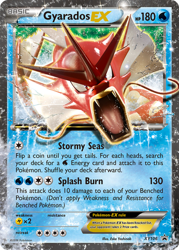 Gyarados EX (XY106) [XY: Black Star Promos] 