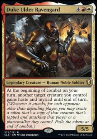 Duke Ulder Ravengard [Commander Legends: Battle for Baldur's Gate] 