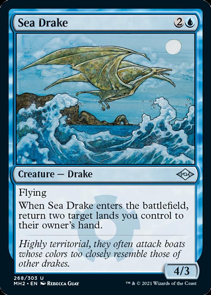 Sea Drake (Foil Etched) [Modern Horizons 2] 