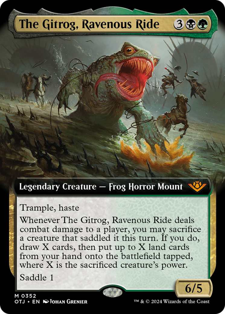 The Gitrog, Ravenous Ride (Extended Art) [Outlaws of Thunder Junction] 