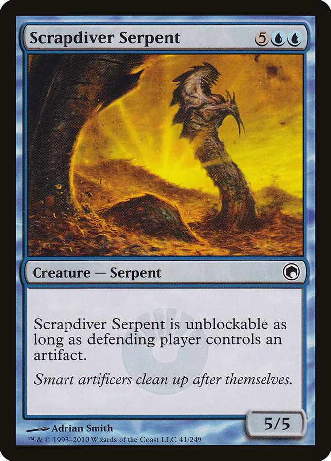 Scrapdiver Serpent [Scars of Mirrodin] 