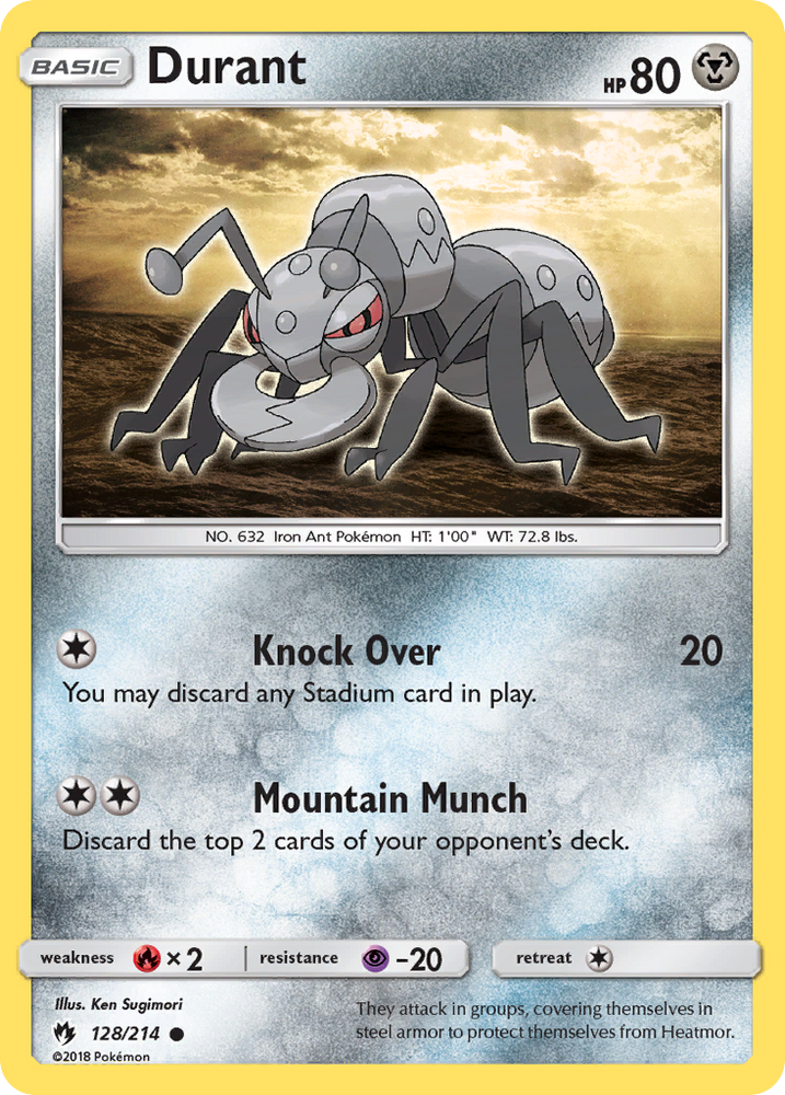 Durant (128/214) [Sun &amp; Moon: Lost Thunder] 