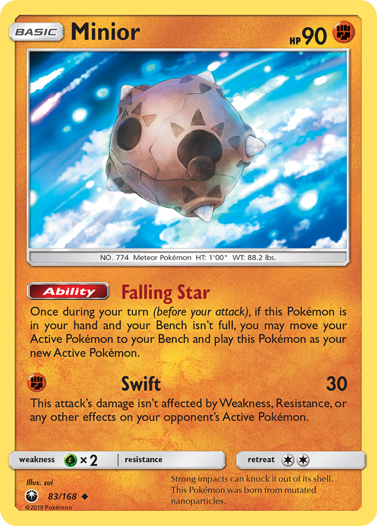 Minior (83/168) [Sun & Moon: Celestial Storm] 