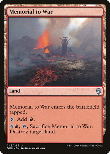 Memorial to War [Dominaria] 