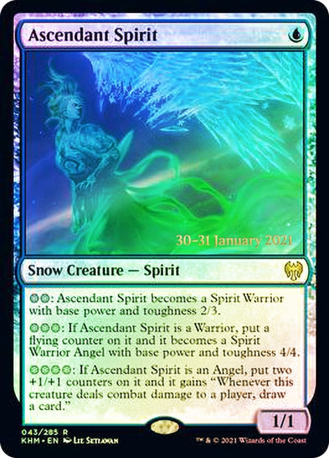 Ascendant Spirit [Kaldheim Prerelease Promos] 