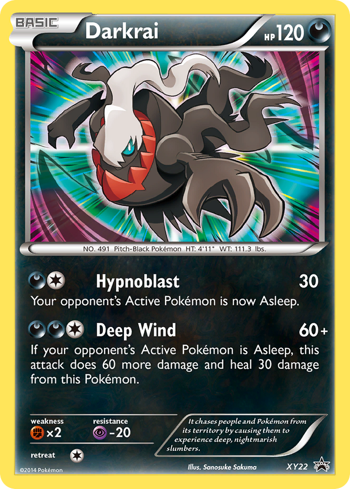 Darkrai (XY22) [XY: Black Star Promos]