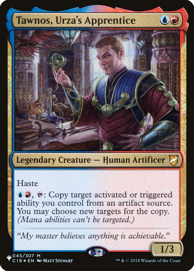 Tawnos, Urza's Apprentice [The List]