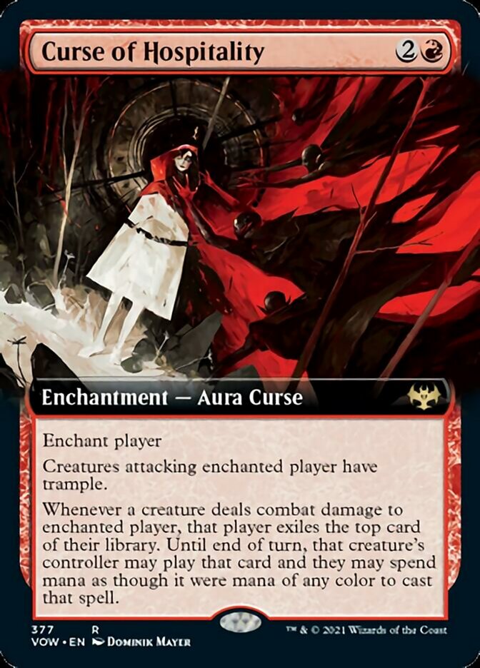 Curse of Hospitality (Extended Art) [Innistrad: Crimson Vow] 