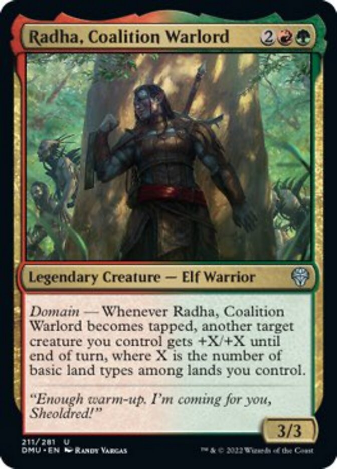 Radha, Coalition Warlord [Dominaria United] 