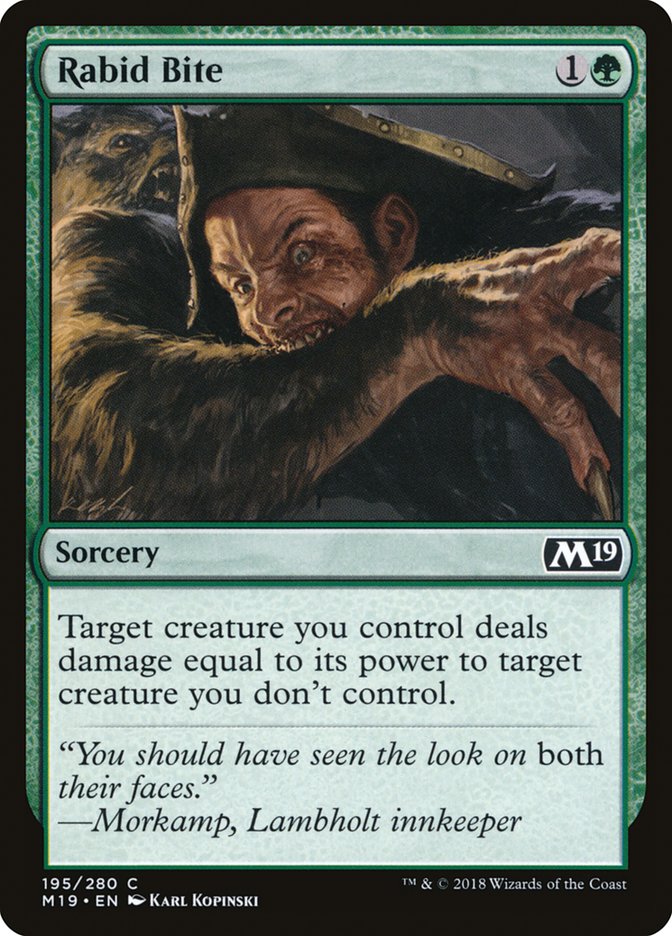 Rabid Bite [Core Set 2019] 