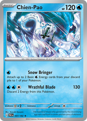 Chien-Pao (057/182) [Scarlet &amp; Violet: Paradox Rift] 