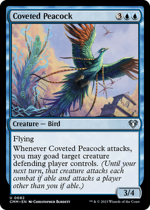 Coveted Peacock [Commander Masters] 