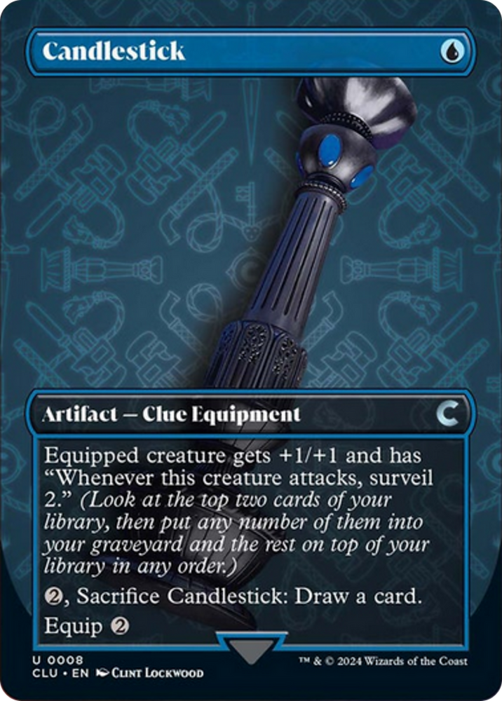 Candlestick (Borderless) [Ravnica: Clue Edition] 