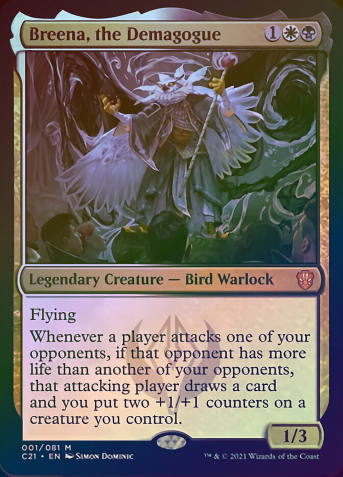 Breena, the Demagogue (Display Commander) [Commander 2021]