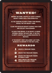 Bounty: Gorra Tash and Silas // Bounty Rules Double-Sided Token [Outlaws of Thunder Junction Commander Tokens] 