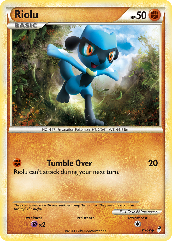 Riolu (50/95) [HeartGold &amp; SoulSilver: Call of Legends] 