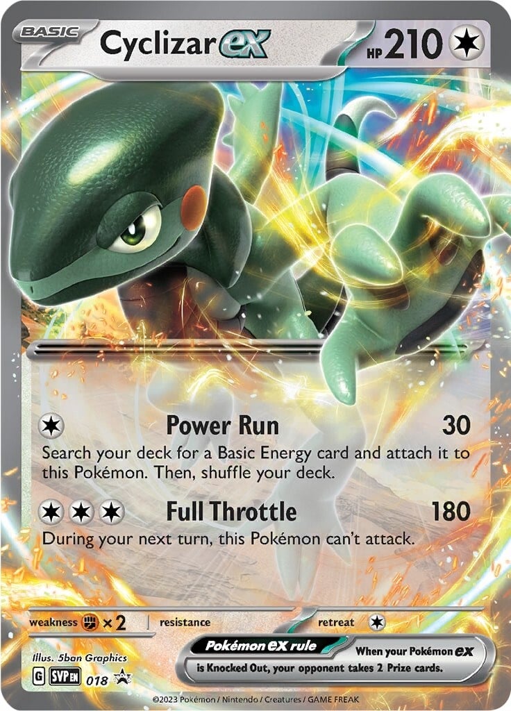 Cyclizar ex (018) (Jumbo Card) [Scarlet & Violet: Black Star Promos] 