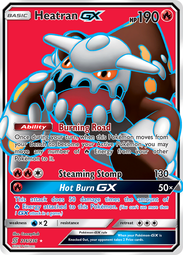 Heatran GX (216/236) [Sun &amp; Moon: Unified Minds] 