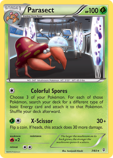 Parasect (7/83) [XY: Generations]