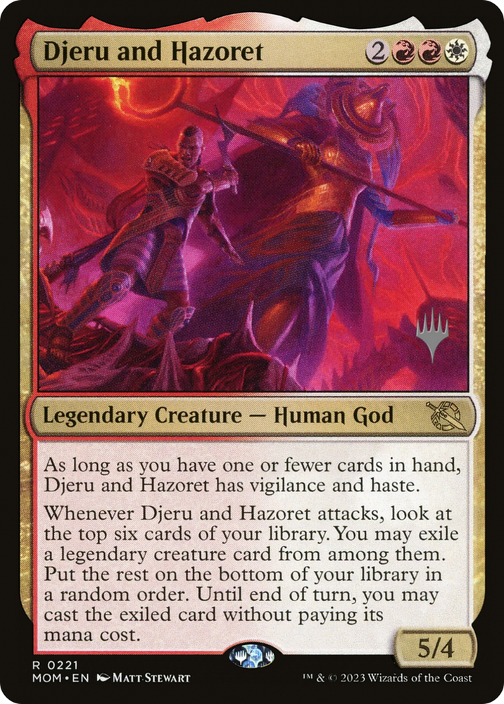 Djeru and Hazoret (Promo Pack) [March of the Machine Promos] 